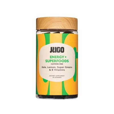 JUGO Energy + SUPERFOODS Gummies, 40 Count (Pack of 1)