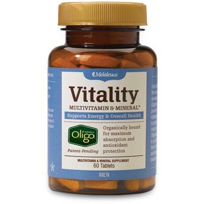 Melaleuca Multivitamin &amp; Mineral Supplement for Men, Powered by Oligo (60 Tablets) - Supports Energy &amp; Overall Health / Organically Bound for Maximum Absorption and Antioxidant Protection