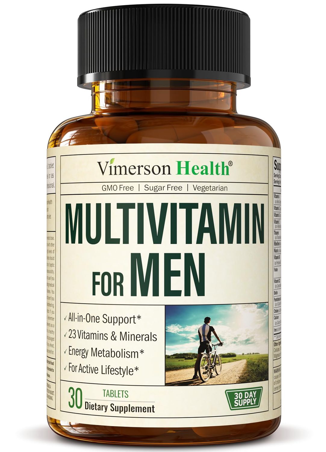 Multivitamin for Men - Daily Mens Multivitamins &amp; Multiminerals with Vitamin A, C, D, E, B12, Zinc &amp; Iron. Essential Vitamins for Men - Mens Vitamins for Energy, Focus, and Mens Health. 30 Tablets
