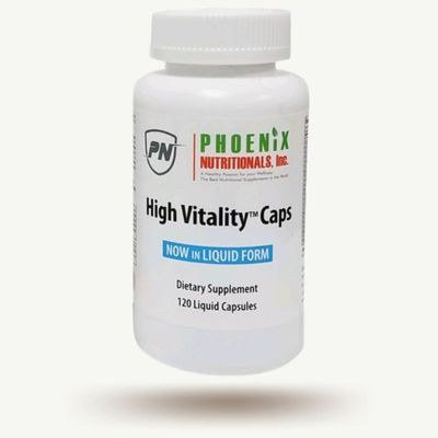 High Vitality Multivitamin and Mineral Full Spectrum Gel Easy Swallow Caps Absorption Potency Liquid Essential Nutrient Hair, Skin, Nails, Adrenal, Brain Support Blend, 120.0 Count