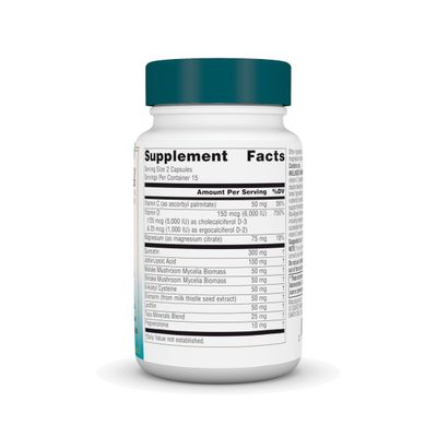 Source Naturals Wellness D-mmunity,Bio-Aligned Vitamin D Immune Formula, Supports Optimal Absorbtion and Utilization*, 125 mcg (5,000 IU) D-3-30 Vegetarian Capsules