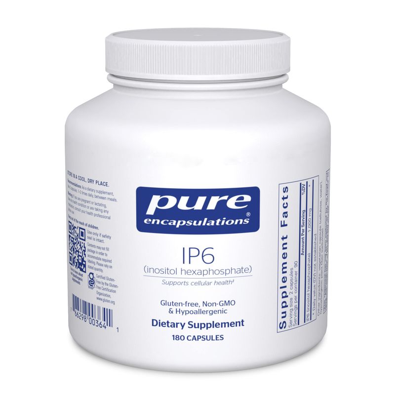 Pure Encapsulations IP6 (Inositol Hexaphosphate) | Hypoallergenic Antioxidant Support for Breast, Colon and Liver Cell Health | 180 Capsules