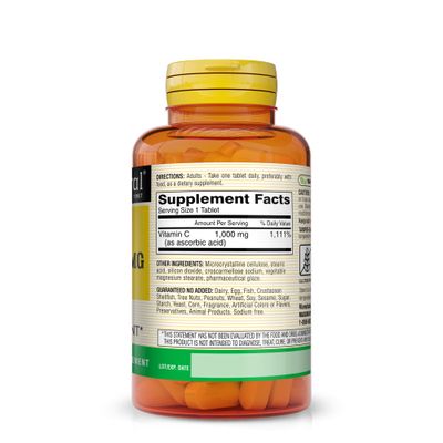MASON NATURAL Vitamin C 1,000 mg, 300 Day Supply, Supports Healthy Immune System, Antioxidant and Essential Nutrient, 3 Pack