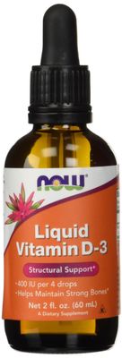 Now Foods Vitamin D3 Liquid 4 fl ounce (Pack of 2)