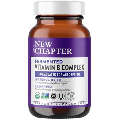 New Chapter Fermented Vitamin b Complex, 30 Count
