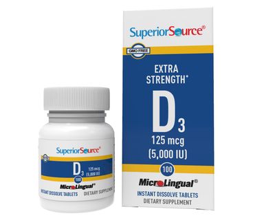 Superior Source Vitamin D3 Extra Strength 5,000 IU 100