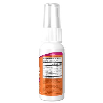 NOW Foods Supplements, Vitamin B-12 Liposomal Spray with Folic Acid, TMG and B-6, 2-Ounce