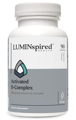Activated Vitamin B Complex with B1 (Thiamine), B2 (Riboflavin), B3 (Niacin), B6, B9 (Folate), B12, B7 (Biotin) &amp; B5 (Pantothenic Acid) - Vitamin B Supplement for Energy &amp; Immunity - 90 Capsules