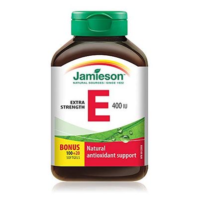 Jamieson Vitamin E 400 IU/268 mg AT 120 Capsules