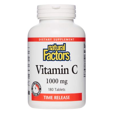 Natural Factors - Vitamin C 1000mg Time Release, Potent Antioxidant Protection, 90 Tablets