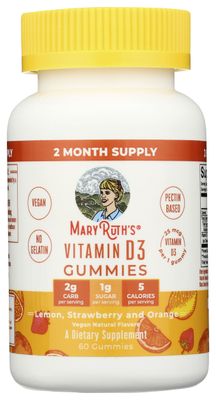 MARYRUTHS Vitamin D3 STRWBRY ORAN