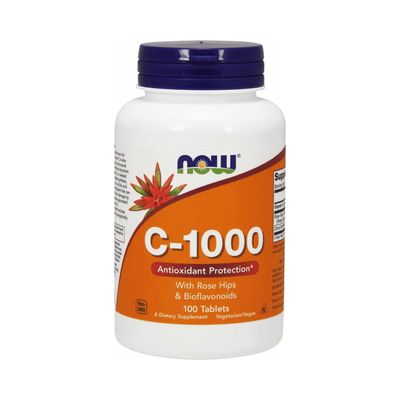 NOW Foods Vitamin C-1000 Veg Capsules, 100 Veg Capsules Per Bottle