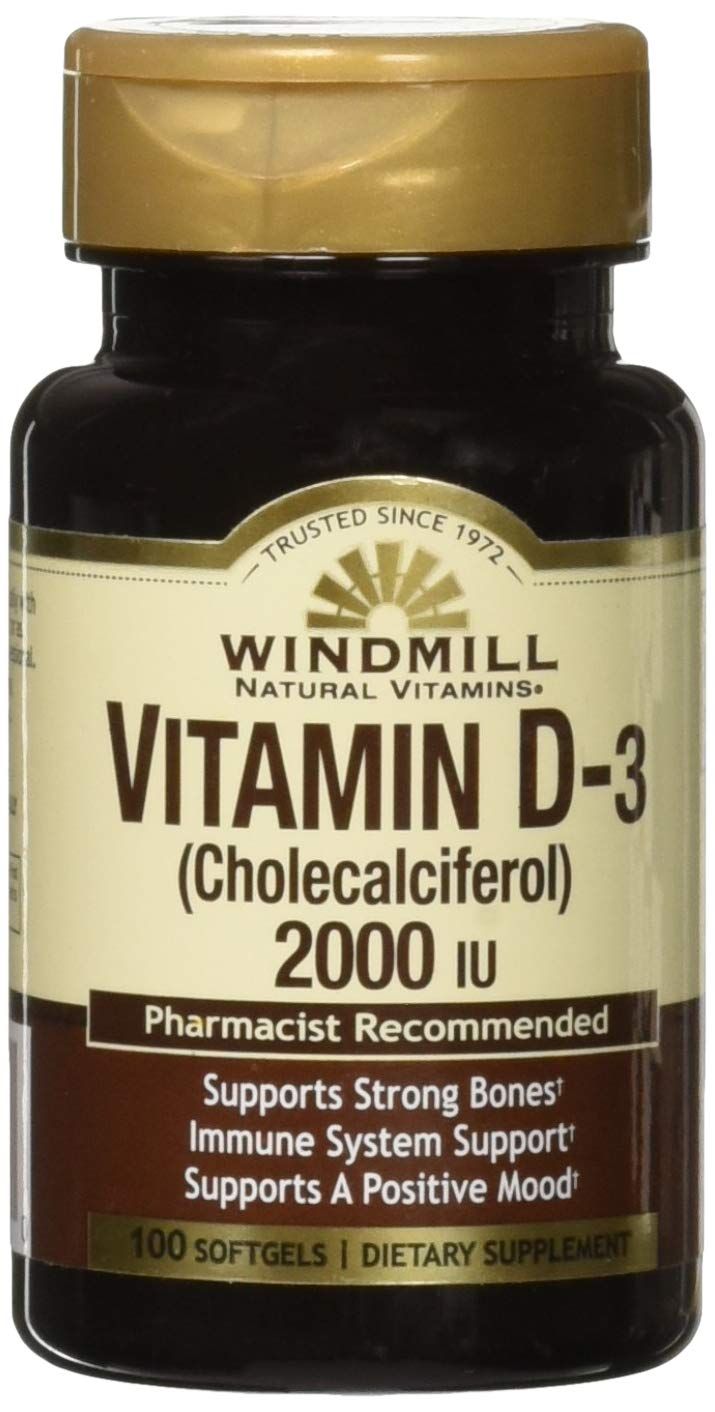 VIT D 2000 IU SOFTGELS WMILL 100