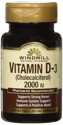 VIT D 2000 IU SOFTGELS WMILL 100