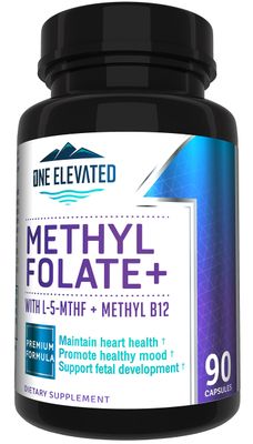 Double Strength &amp; Most Bioactive Methyl Folate! Uniquely Formulated with Highest Pharmaceutical Grade Methylcobalamin (B12), Niacin, B1, B2 B6. Works Synergistically for Max Results-3 Month Supply