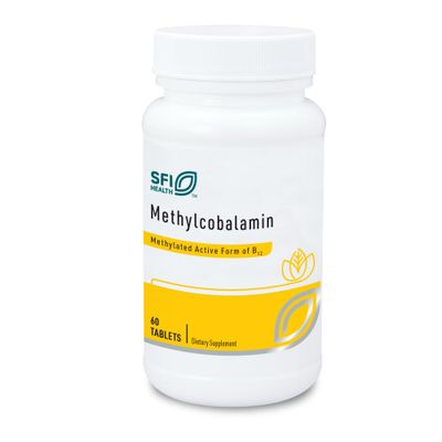 Klaire Labs Methylcobalamin Lozenges - 5000 Micrograms Vitamin B12 for Cognitive &amp; Cardiovascular Support, Hypoallergenic &amp; Natural Cherry Flavor (60 Fast Dissolve Tablets)