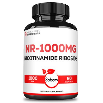 1000mg NAD Supplement with Nicotinamide Riboside NR - Cellular Support, Aging Health, Overall Wellness - 60 Count Supply for 30 Days