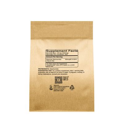 PURE ORIGINAL INGREDIENTS Niacinamide (8oz) Flush-Free Vitamin B3 Powder, Dietary Supplement