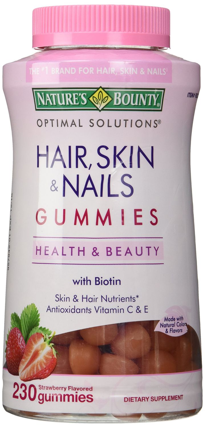Nature&#39;s Bounty Hair Skin and Nails, 230 Gummies, 230 Count (Pack of 1)