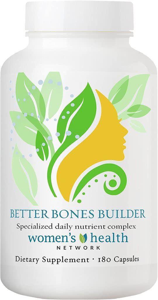 Women&#39;s Health Network Better Bones Builder Specially Formulated Multivitamin for Women with Greater Risk for Bone Health Issues - 180 Capsules (1 Bottle)