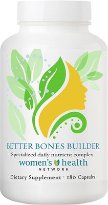 Women&#39;s Health Network Better Bones Builder Specially Formulated Multivitamin for Women with Greater Risk for Bone Health Issues - 180 Capsules (1 Bottle)