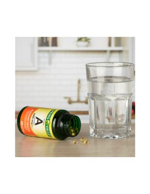 Spring Valley Vitamin A Supplement 2400 mcg, 250 Count + STS Sticker.