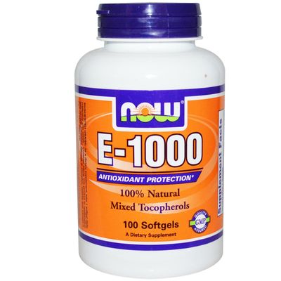 E-1000 100% Mixed Tocopherols 100 sgels