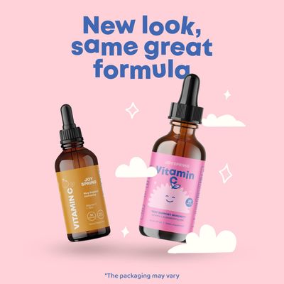 JoySpring Vitamin C and Zinc for Kids, Essential Kids C Vitamin, Zinc & Elderberry Liquid Supplement | Alcohol-Free Toddler Vitamin C | Kids Zinc and Vitamin C Toddler & Kid 2+ Years | 60 Servings