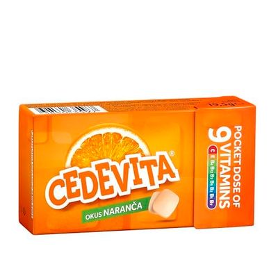 SORINA Cedevita Multivitamin Healthy and Sweet Candies (Orange) - 8 Boxes