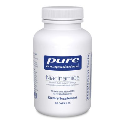 Pure Encapsulations Niacinamide | Vitamin B3 Supplement to Support Energy Metabolism, Joint Mobility, and Metabolic Function* | 90 Capsules