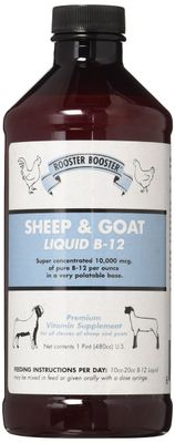 Rooster Booster B-12 Sheep and Goat Liquid, 16-Ounce