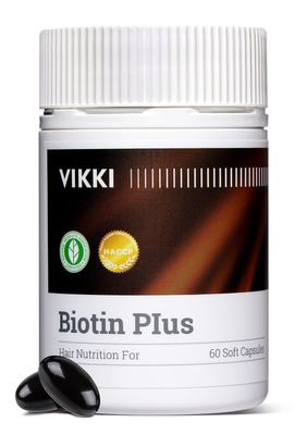 Vikki Multivitamin Supplement for Women&amp;Men Hair Growth Vitamins with Vitamins C B2 for Hair Skin and Nails Health, Thicker Hair, Wrinkles, Fine Lines, Skin Care -60 Capsules