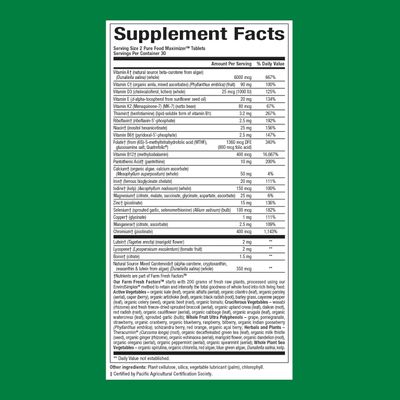 Whole Earth &amp; Sea from Natural Factors, Women's Multivitamin &amp; Mineral, Whole Food Supplement, Vegan, 60 tablets (30 servings)