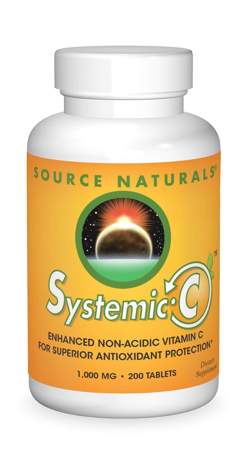 Source Naturals Systemic C, 1000mg - 200 Tablets