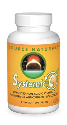 Source Naturals Systemic C, 1000mg - 200 Tablets