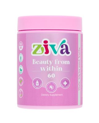 Ziva Gummies - Biotin Hair Skin and Nails Vitamins for Women - Promotes Healthy Hair Growth, Glowing Skin, Strong Nails - 60 Delicious Gummies