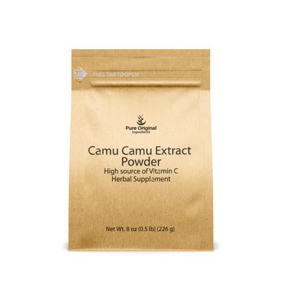 Pure Original Ingredients Camu Camu Powder (8oz), Source of Vitamin C, Brazilian Superfood