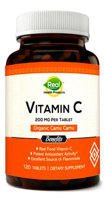 Vitamin C Supplement from Camu Camu, Packed with Natural VIT C, Raw Antioxidants - Immune Support Supplement - Camu Camu Extract. (120 Count)