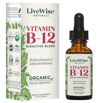 Liquid B12 Vitamin Sublingual - All-Natural Liquid Vitamin Vegan B12 Drops - Non-GMO Adenosylcobalamin Methylcobalamin B12 Supplement - Boost Your Immune System, Metabolism, Energy and Focus!
