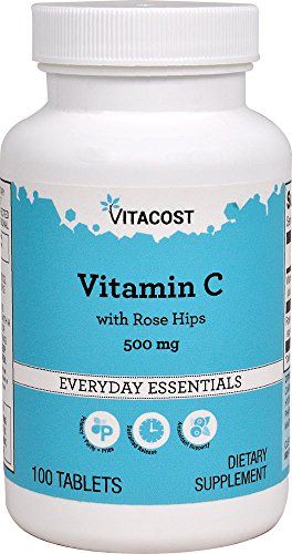 Vitacost Vitamin C with Rose Hips - Delayed Release - 500 mg - 100 Tablets
