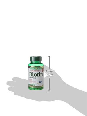 Natures Bounty Biotin 5000 mcg, 72 Rapid Release Softgels