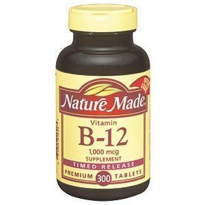 Nature Made Vitamin B-12 1,000 mcg Time Release - 300 Tablets