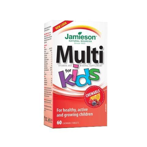 Jamieson Multivitamin for Kids, 60 chewable tabs