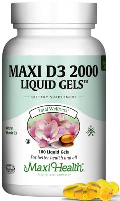 Kosher Vitamin D3 2000IU - Highly Absorbable Vitamin D Supplements for Healthy Immune Response, Calcium Absorption, Teeth &amp; Bone Health - Vit D3 Vitamin 2000 IU - Vitamin D 3 - 180 Liquid Gels