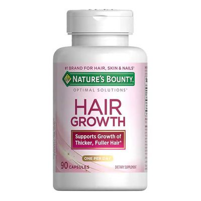 Nature&#39;s Bounty Hair Growth Supplement, 1 Per Day, Clinically Shown to Support Thicker, Fuller Hair, with Biotin, Silicon &amp; Arginine, 90 Capsules