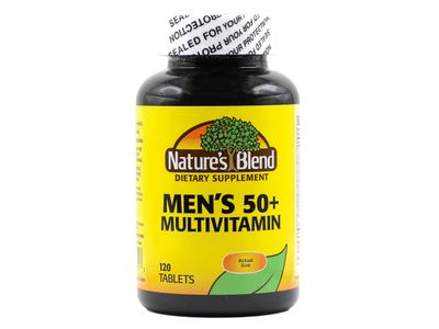 Nature&#39;s Blend MenS 50+ MULTIVITAMIN, 120 Tablets