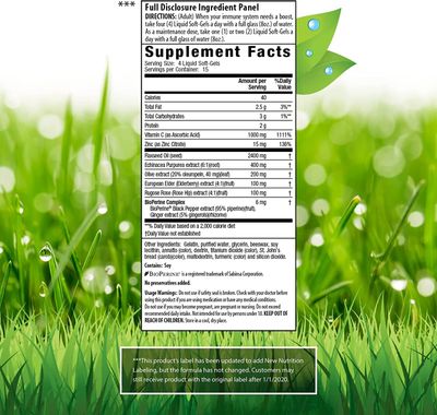 Irwin Naturals Vita-C Plus Urgent Rescue 1,000mg Mega Dose Vitamin C Immune Support Supplement - 60 Liquid Softgels with Pill Case