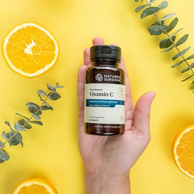 Natures Sunshine Vitamin C Time Release, 1000 mg, 120 Tablets | Supports the Immune System and Quench Dangerous Free Radicals