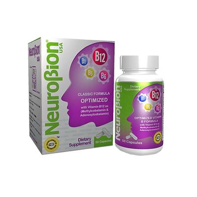 Neurobion Optimized Classic Formula B12 Methylcobalamin Dietary Supplement 50 Capsules