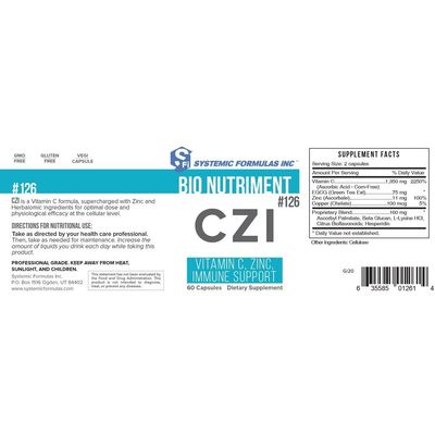 Systemic Formulas CTV Vitamin C #126